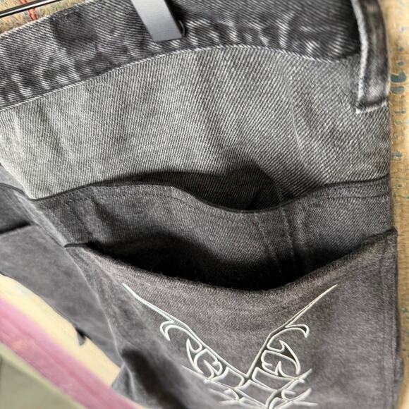 Reworked custom wide leg denim size 36 x 31 - Picture 5 of 6